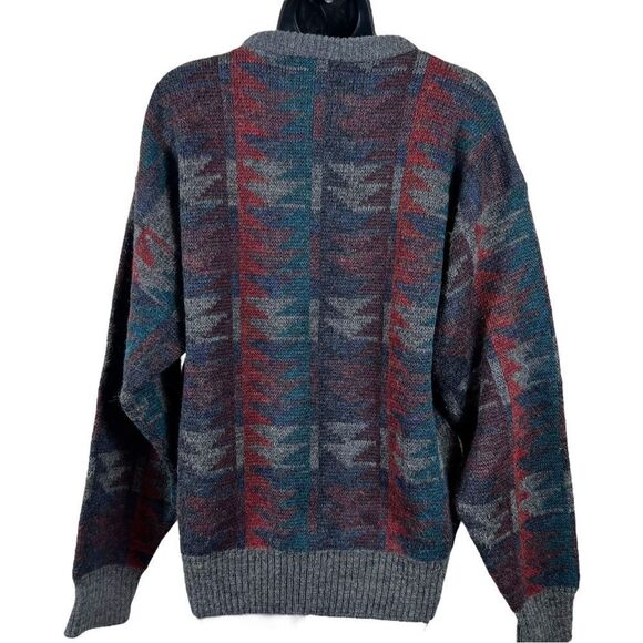 Vintage Knights Bridge Crewneck Wool Blend Dad Sweater - Picture 10 of 11